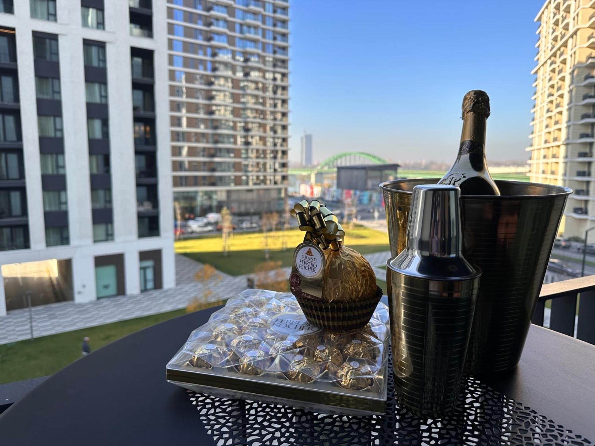 Beldorado Apartments - Belgrade Waterfront Royal Luxury Studio ภายนอก รูปภาพ