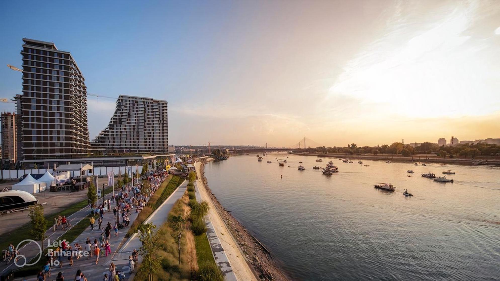 Beldorado Apartments - Belgrade Waterfront Royal Luxury Studio ภายนอก รูปภาพ